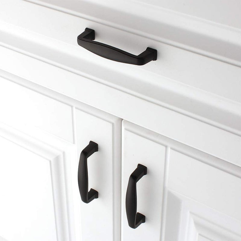 KOOFIZO 10 Pack 3 Inch Black Kitchen Cabinet Pulls Matte Black Cabinet Handles Black Cabinet Hardware for Kitchen Cabinets 1817 Drawer Dresser Cupboard Bedroom - Image 4